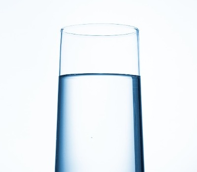 Filtered glass of water